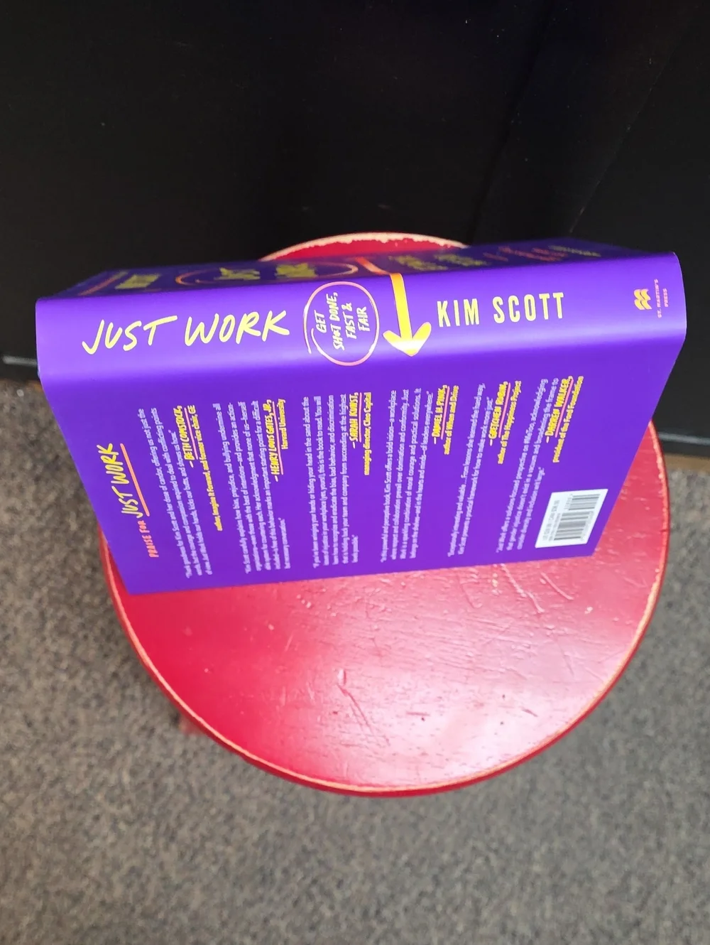 Just Work By Kim Scott Excellent Condition 366 Pages